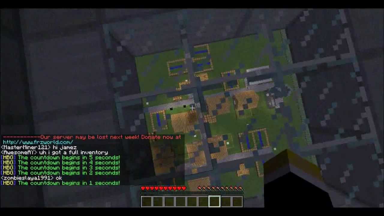 Minecraft Hunger Games Village /w Grumpy_joe - YouTube