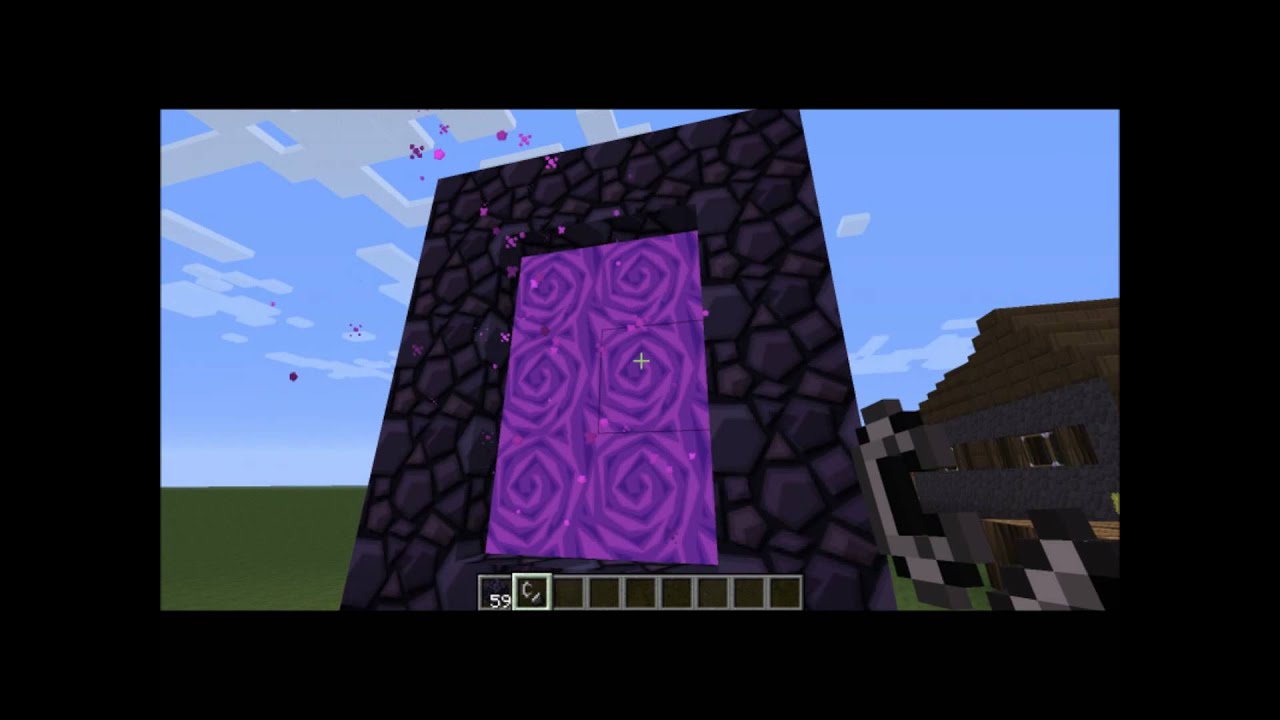 Minecraft wie baut man ein Portal nach Nether - YouTube