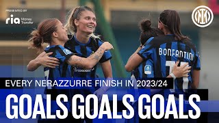 GOALS GOALS GOALS ⚽⚽ | EVERY NERAZZURRE FINISH IN 2023/24 🖤💙??