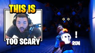Courage TERRIFIED Playing This *SCARY* HORROR MAP | Fortnite Daily Funny Moments Ep.456