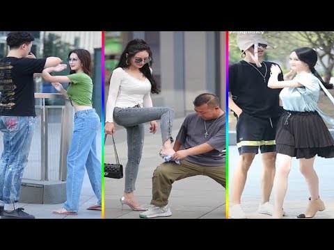 Funny Hilarious Moments Of The Couple On The Street #3 - Couple Fashion On The Street