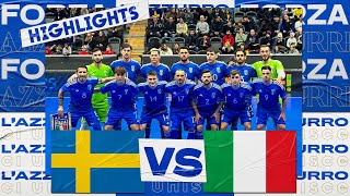 Svezia-Italia 7-7 | Futsal | Qualificazioni Mondiali 2024