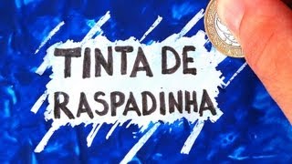 Como fazer tinta de raspadinha (cartão para o Dia dos Pais)