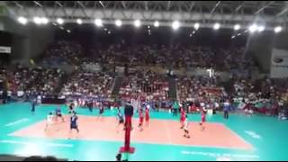 volley WorldLeague Italia-Iran 3-0 salvataggio di piede Salvatore Rossini