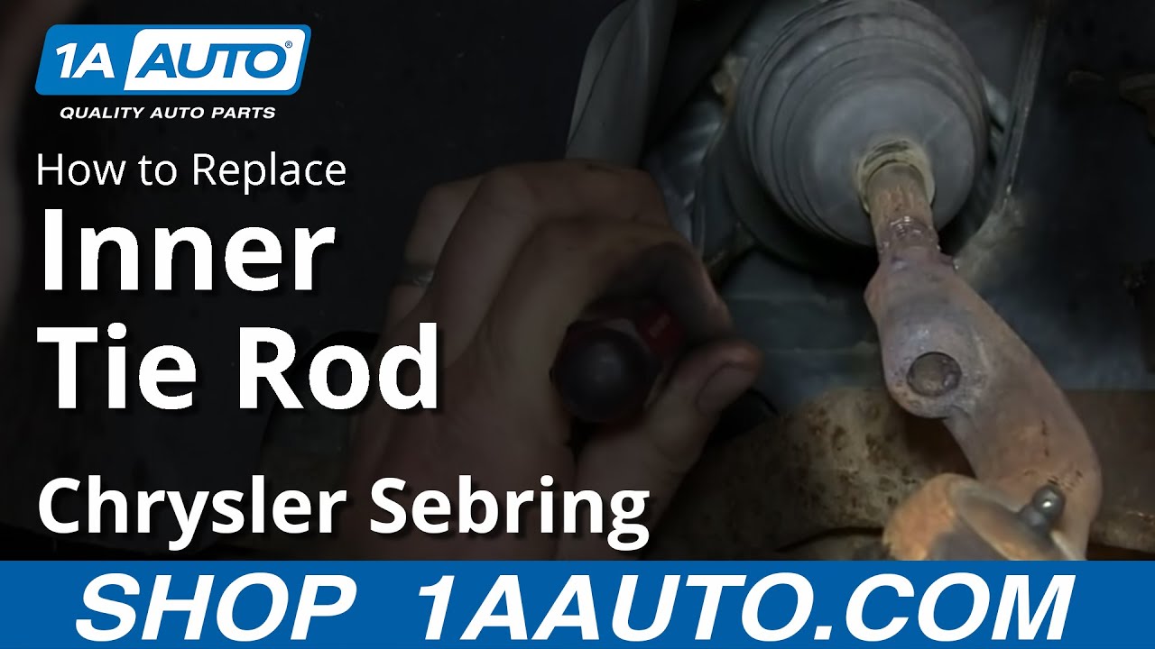 How To Install Remove Replace Inner Tie Rod 2001