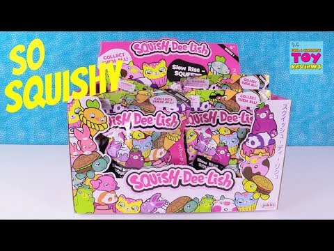 Download Squish-Dee-Lish Slow Rise Squishies Full Box Blind Bags Toy Review | PSToyReviews