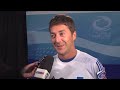 2011 Ford World Men's Curling Championship - Draw 17 Media Scrum