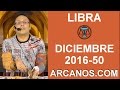 Video Horscopo Semanal LIBRA  del 4 al 10 Diciembre 2016 (Semana 2016-50) (Lectura del Tarot)