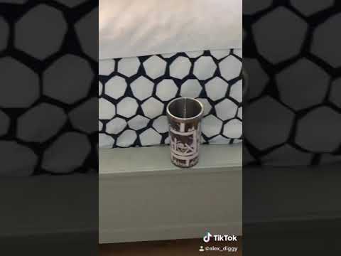 Funny pen throwing tiktok