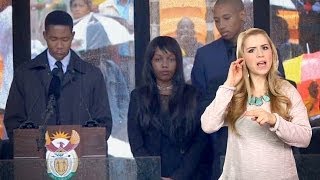 Mandela Funeral Interpreter a FAKE!!!