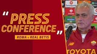 🎙? LIVE | La conferenza stampa di Joéé Mourinho e Andrea Belotti in vista di Roma-Real Betis