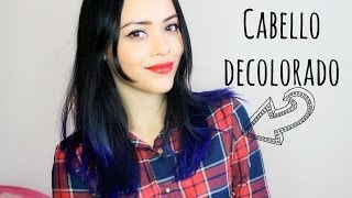 Cuidados para cabello decolorado o muy maltratado