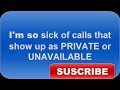 Block Unwanted Cell Phone Calls, Block Unavailable Calls