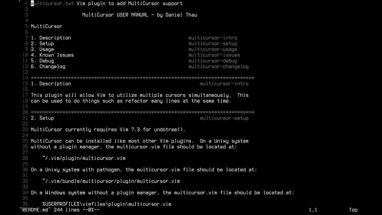 Vim Multicursors - YouTube