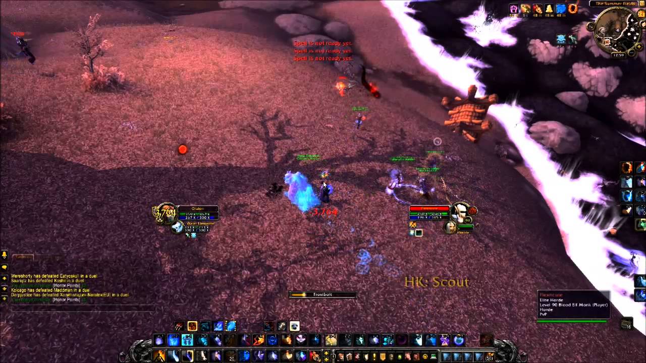 WoW PTR 5.4 World pvp - YouTube