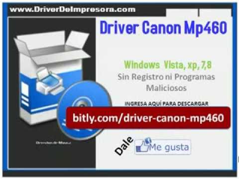 Descargar Driver de Impresora Canon MP460 - YouTube