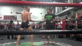 Connor McGregor grappling workout