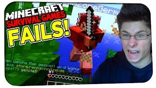 MINECRAFT: Survival Games FAILS!