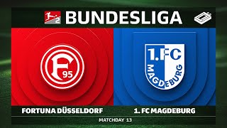 Fortuna Düsseldorf vs. 1. FC Magdeburg | Matchday 13 — Bundesliga 2 2025/26