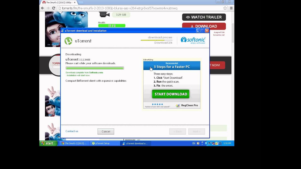 how to download utorrent and download movies from torrent website ...