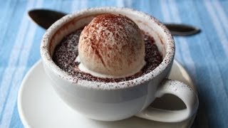 "Minute" Chocolate Mug Cake - Chocolate Almond Coconut Cake in Less Than 60 Seconds!