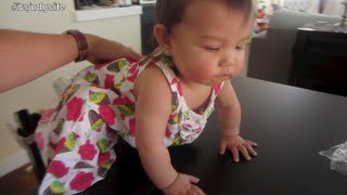 Escapes high chair! - July 14, 2013 - itsJudysLife Vlog