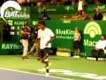 Gaël Monfils se lache sur LMFAO en plein match ! - YouTube.flv