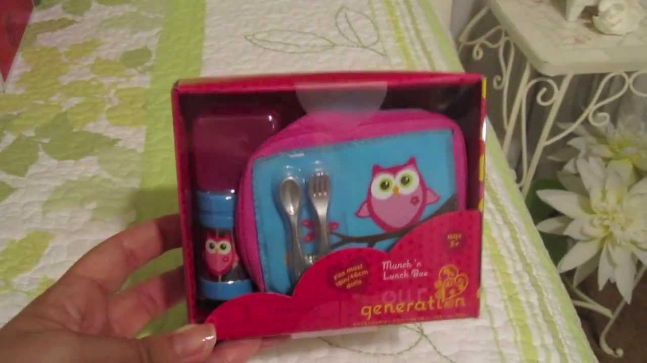 Opening an Our Generation Lunch Set (American Girl Doll Size) YouTube
