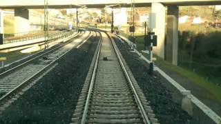 Tren Santiago video desde la cabina en día normal