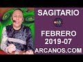 Video Horscopo Semanal SAGITARIO  del 10 al 16 Febrero 2019 (Semana 2019-07) (Lectura del Tarot)