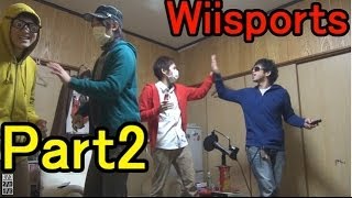 【Wii Sports】グラサンマスクで実況プレイ！Part2 テニス編