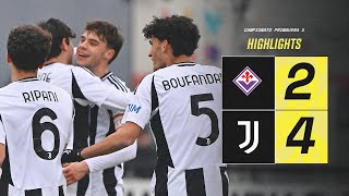 HIGHLIGHTS Primavera 1 | Fiorentina 2-4 Juventus | Back-to-Back Poker triumph for our Boys!