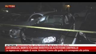 Morta italiana investita da auto fuori controllo Los Angeles