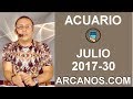 Video Horscopo Semanal ACUARIO  del 23 al 29 Julio 2017 (Semana 2017-30) (Lectura del Tarot)