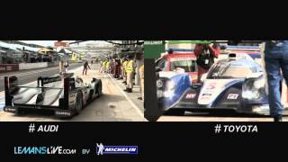 Audi vs Toyota - 2013 Le Mans 24 Hours - LeMansLive.com