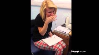 Deaf woman hears for the first time