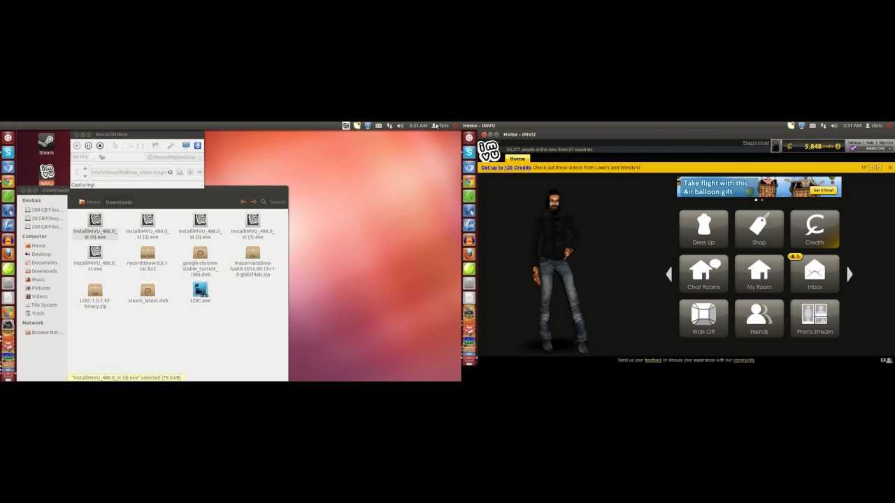 How to install IMVU on Linux Ubuntu 12.04 - YouTube