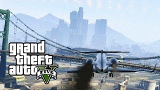 GTA V #14 - Sem Spoilers: Lindo Pouso de Avião!!! (GTA 5 em Português PT-BR)