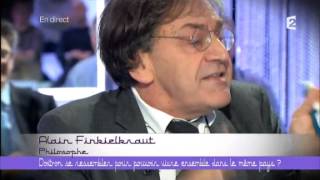 Ce soir (ou jamais !), France 2 - 18 octobre 2013, Finkielkraut: "Taisez-vous!"