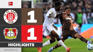 ST. PAULI — BAYER 04 LEVERKUSEN | Highlights | Matchday 30 – Bundesliga 2024/25