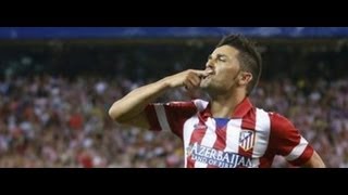 David Villa Golazo vs Barcelona 1-0 | Atlético Madrid  vs Barcelona 1-1 21.08.2013