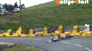 Course de côte moto de Marlhes 2013 - Crash and Show - Rallye-Start [HD]