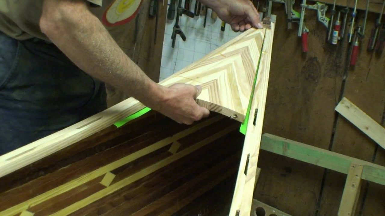 building a cedar strip canoe - YouTube