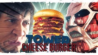 TOWER CHEESE BURGER DOS GIGANTES | Itadakimasu