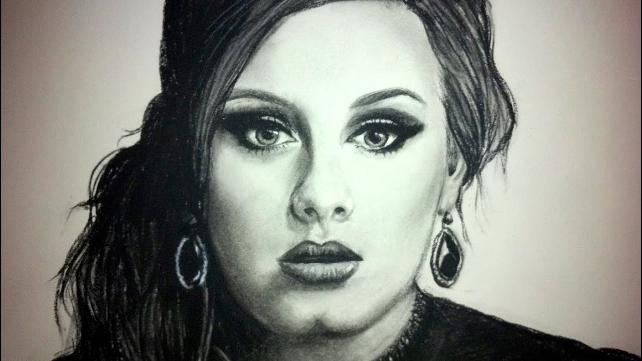 Adele Drawing - YouTube