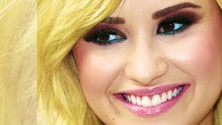 Demi Lovato Bright Smokey Eyes ♡ Makeup Tutorial