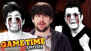 SO SCARED WE HURT OURSELVES - OCULUS RIFT AFFECTED (Gametime w/ Smosh Games)