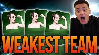 FIFA 14 - WEAKEST TEAM!!!