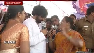 Pawan's Interaction With Farmers & their Wives in Yerrabalem Pawan's Interaction With Farmers & their Wives in Yerrabalem