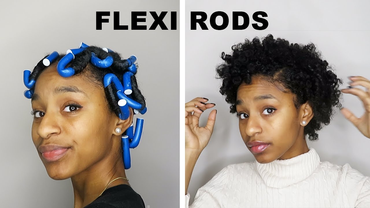 How To Rod Short Natural Hair